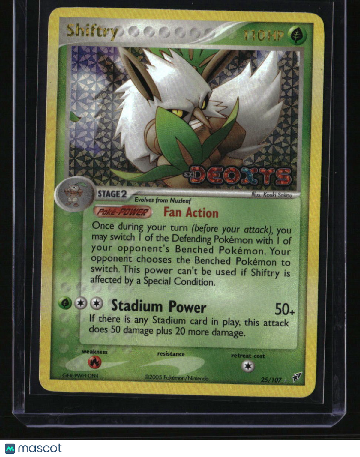 EX Deoxys Shiftry Reverse Holo