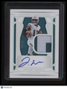 2024 Panini National Treasures Jaylen Waddle Material Treasures Sig Silver #/25