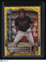 2025 Bowman Samuel Basallo Chrome Prospects Yellow Wave Refractor #/75