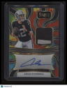 2024 Panini Select Aidan O'Connell Signature Memorabilia Tie-Dye Prizm #/25