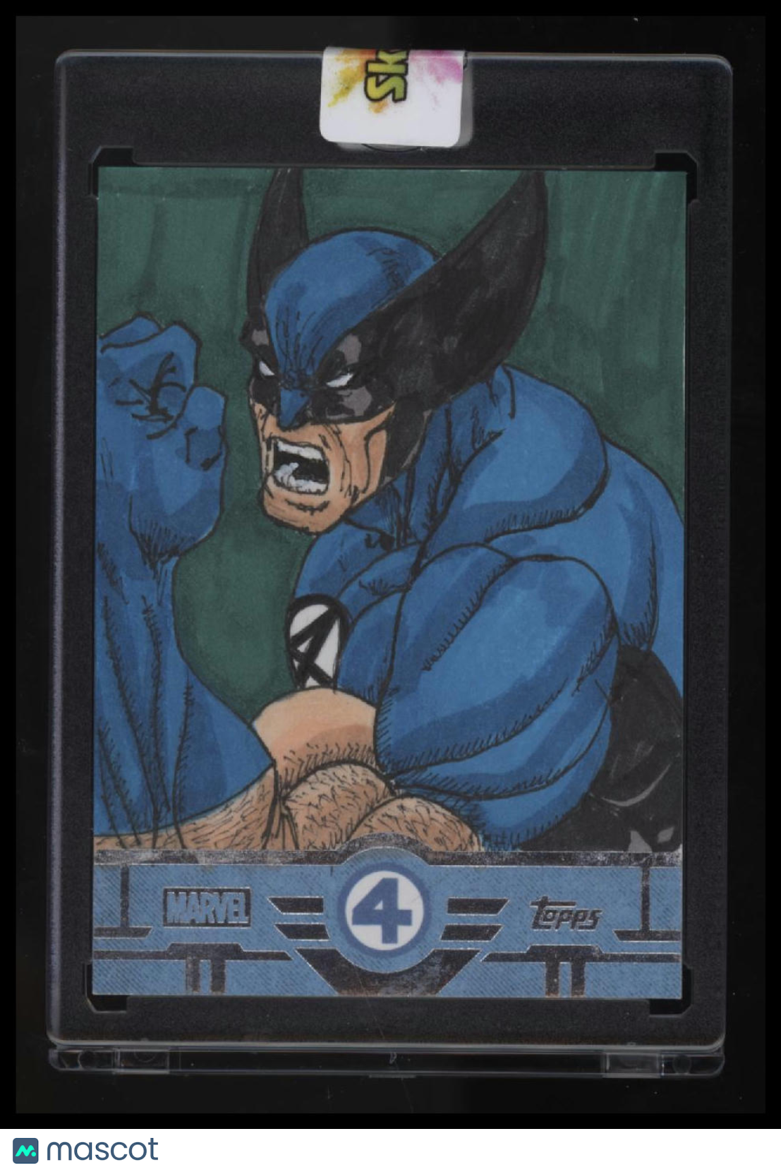 2026 Topps Finest Fantastic Four 65th Anniversary Wolverine Sketch