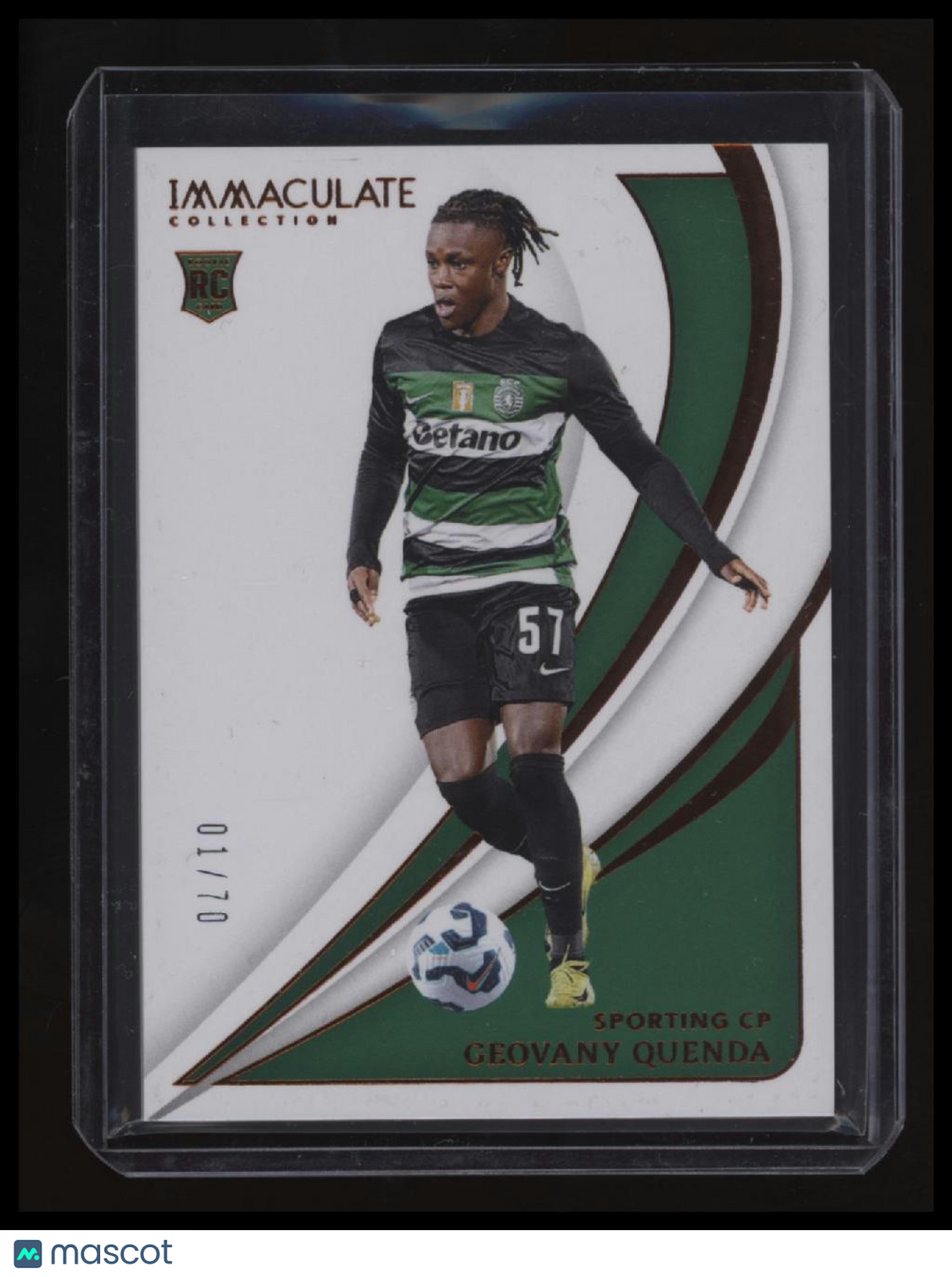 2024-25 Panini Immaculate Collection Geovany Quenda #/70 First On Print #1/70