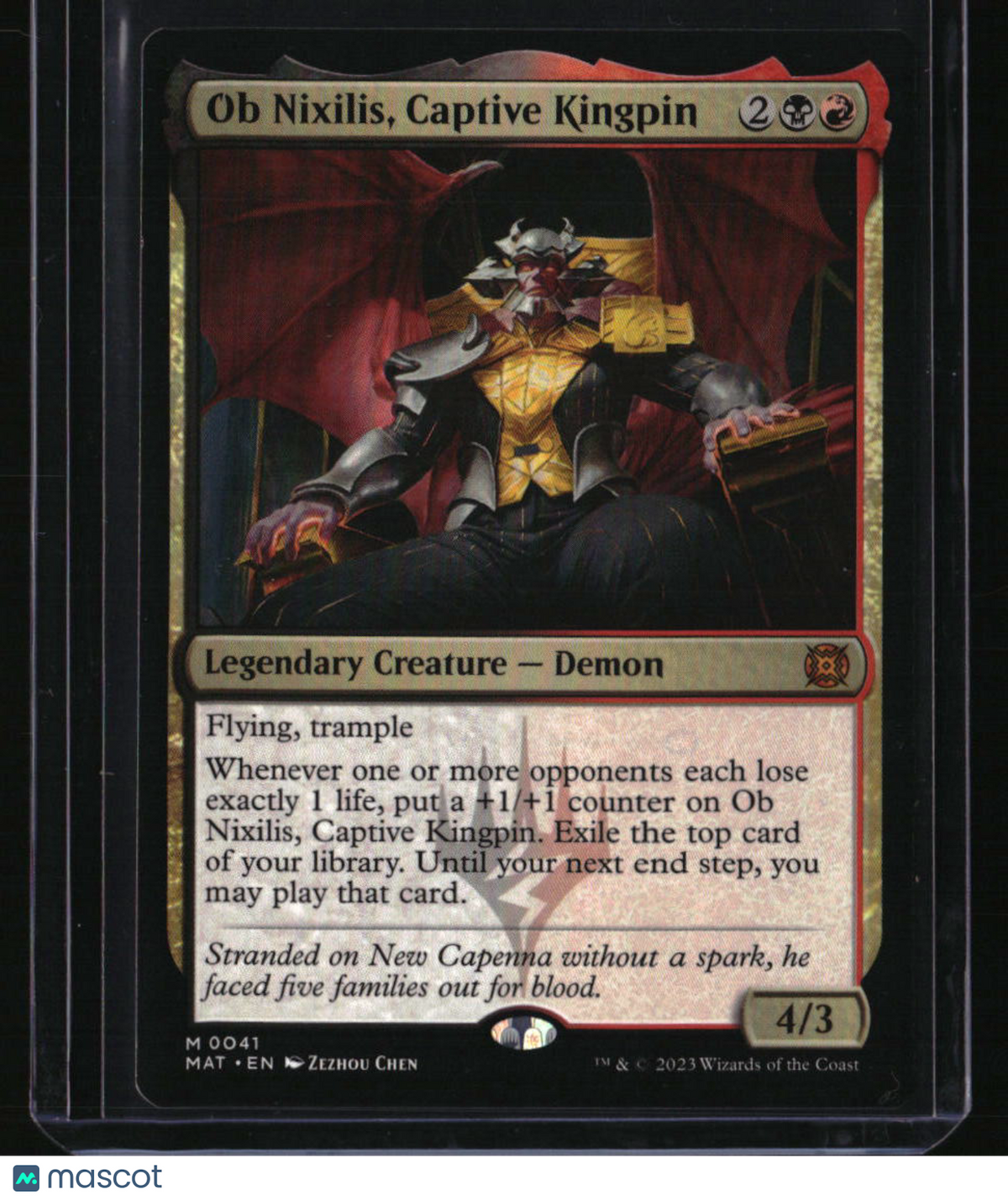 March of the Machine: The Aftermath Ob Nixilis, Captive Kingpin