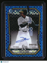 2026 Bowman Leo De Vries Chrome Prospect Autographs Blue X-Fractors #/150