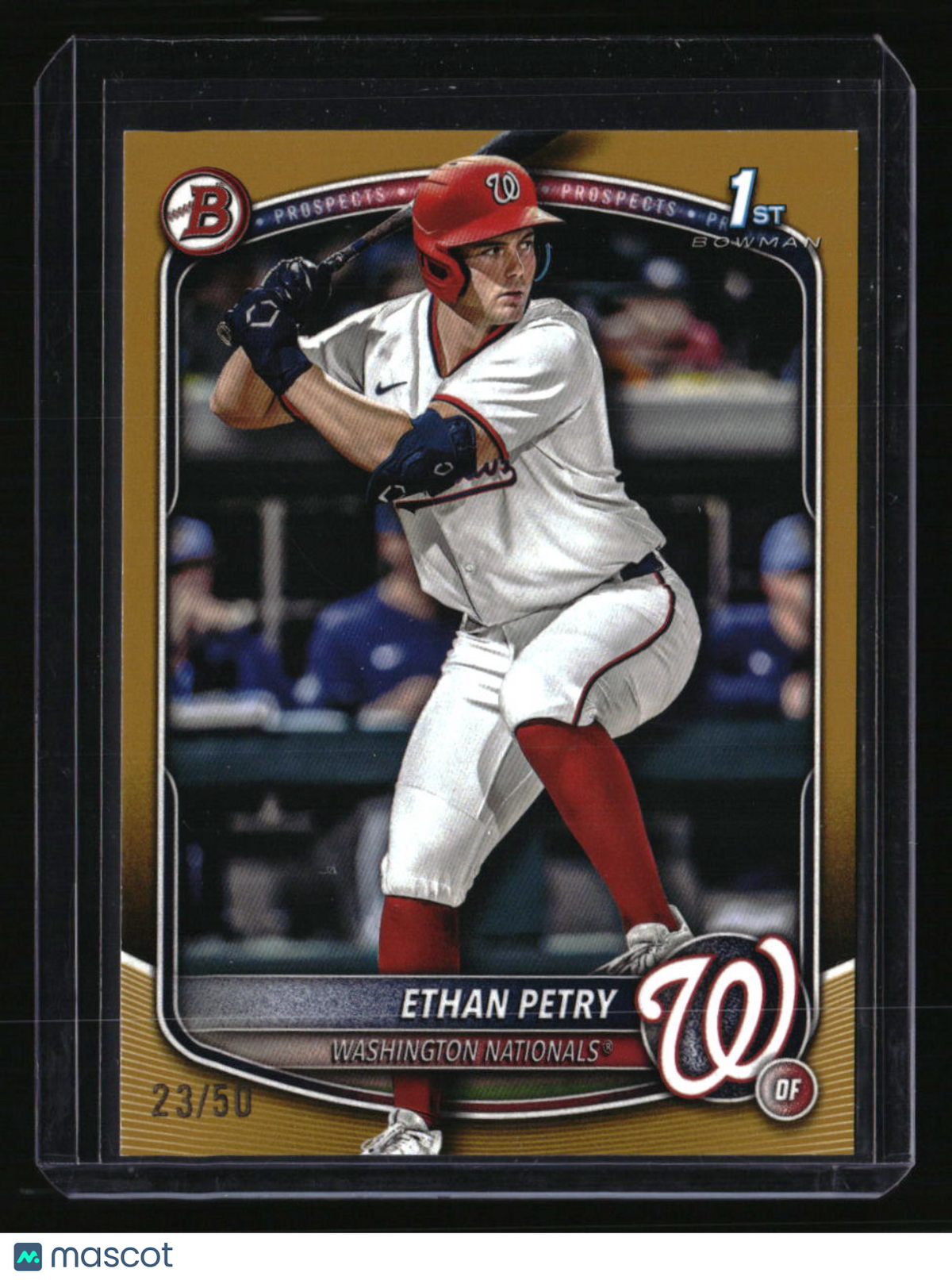 2025 Bowman Draft Ethan Petry Gold Border #/50