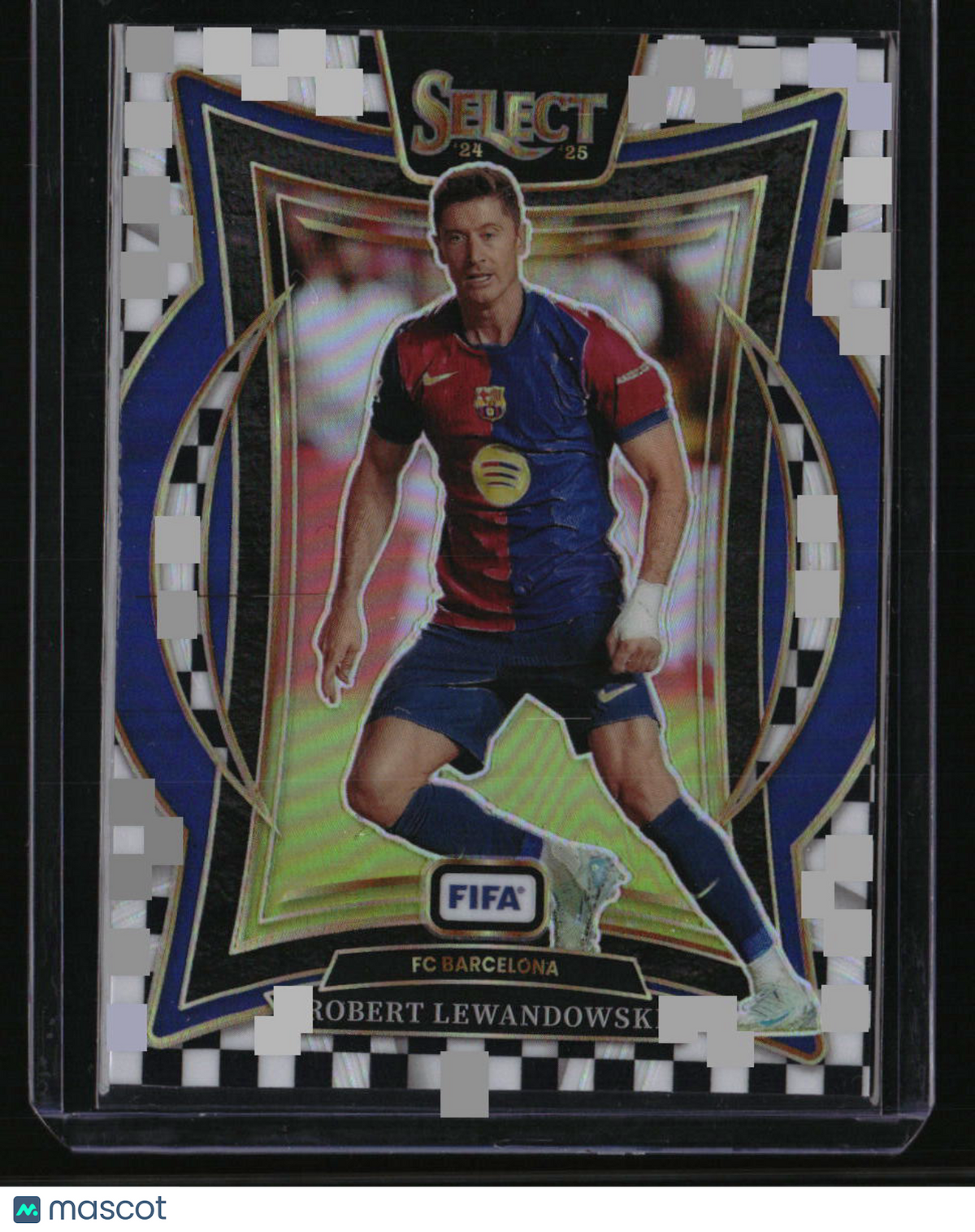 2024-25 Panini Select FIFA Robert Lewandowski Checkerboard