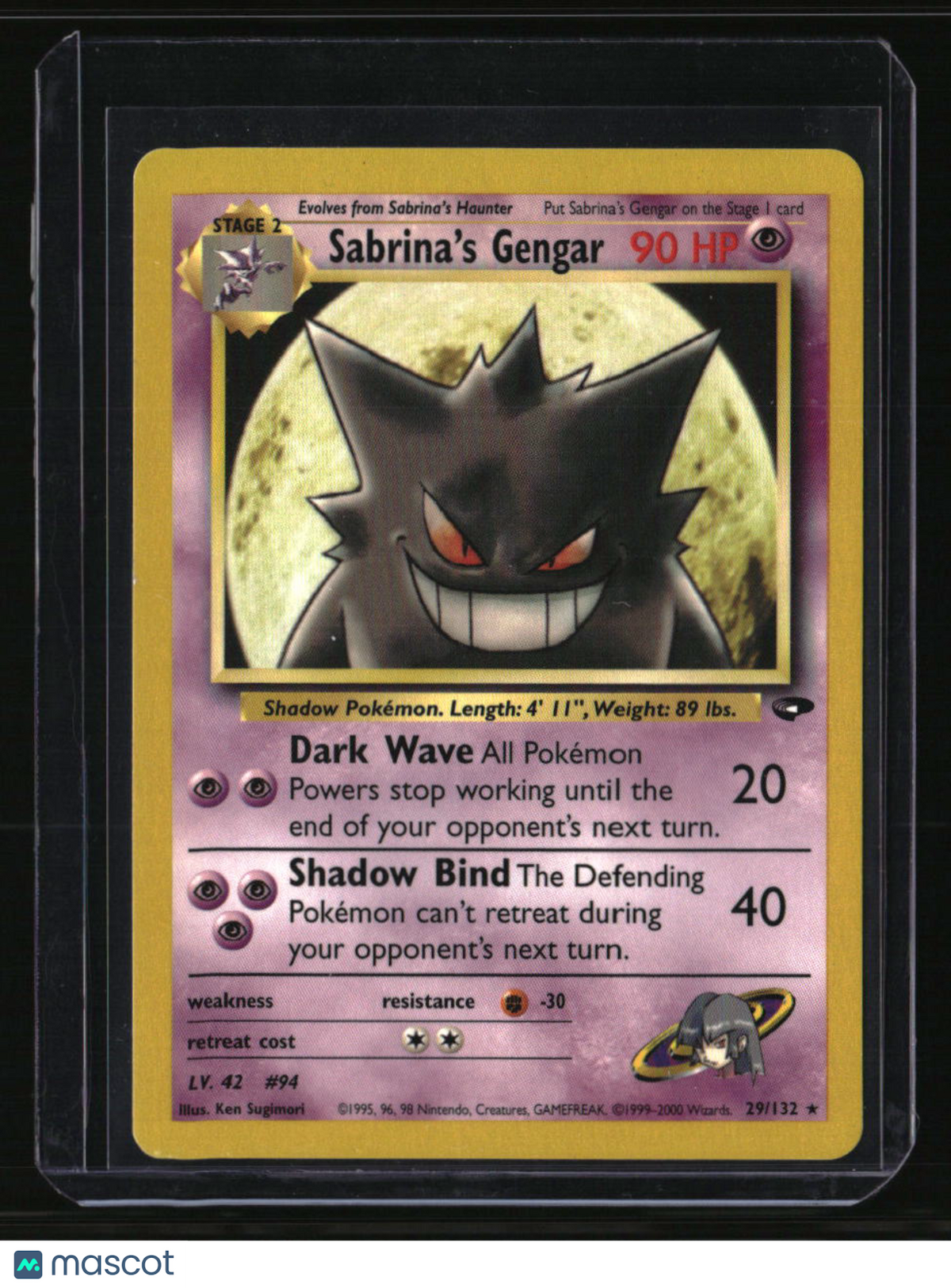 Gym Challenge Sabrina's Gengar