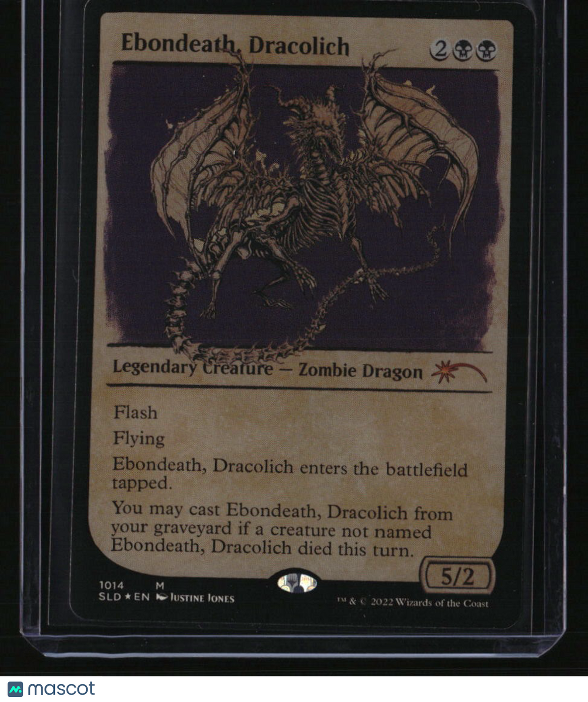Secret Lair Drop Series Ebondeath, Dracolich (Showcase) Foil