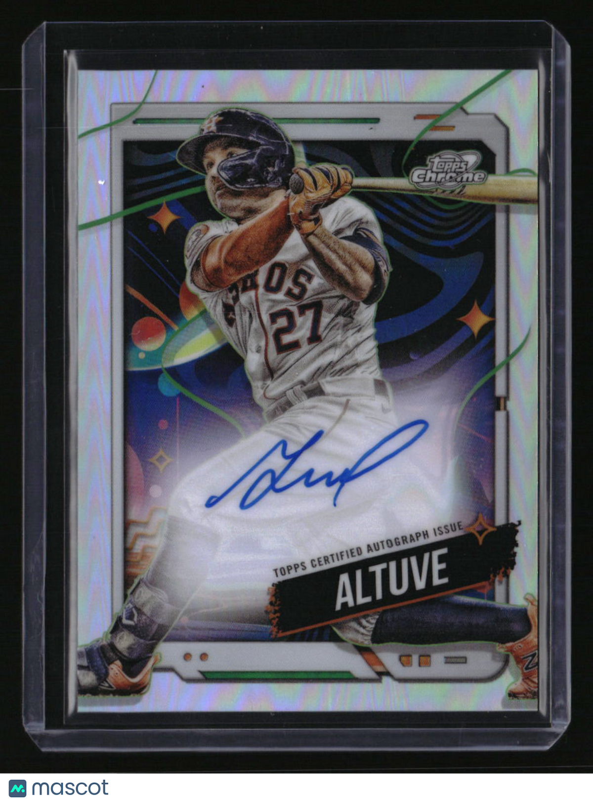 2024 Topps Chrome Cosmic Jose Altuve Cosmic Chrome Autographs