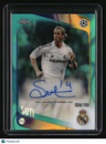 2025-26 Topps Chrome UEFA CC Guti Chrome Legends Auto Aqua Lava #/199