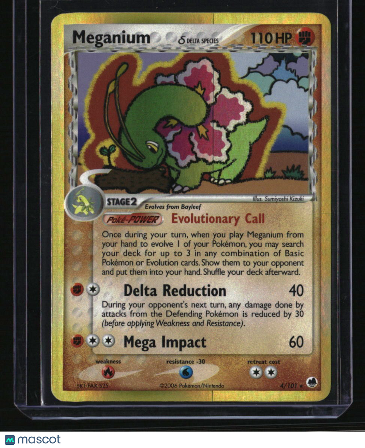 EX Dragon Frontiers Meganium (Delta Species)
