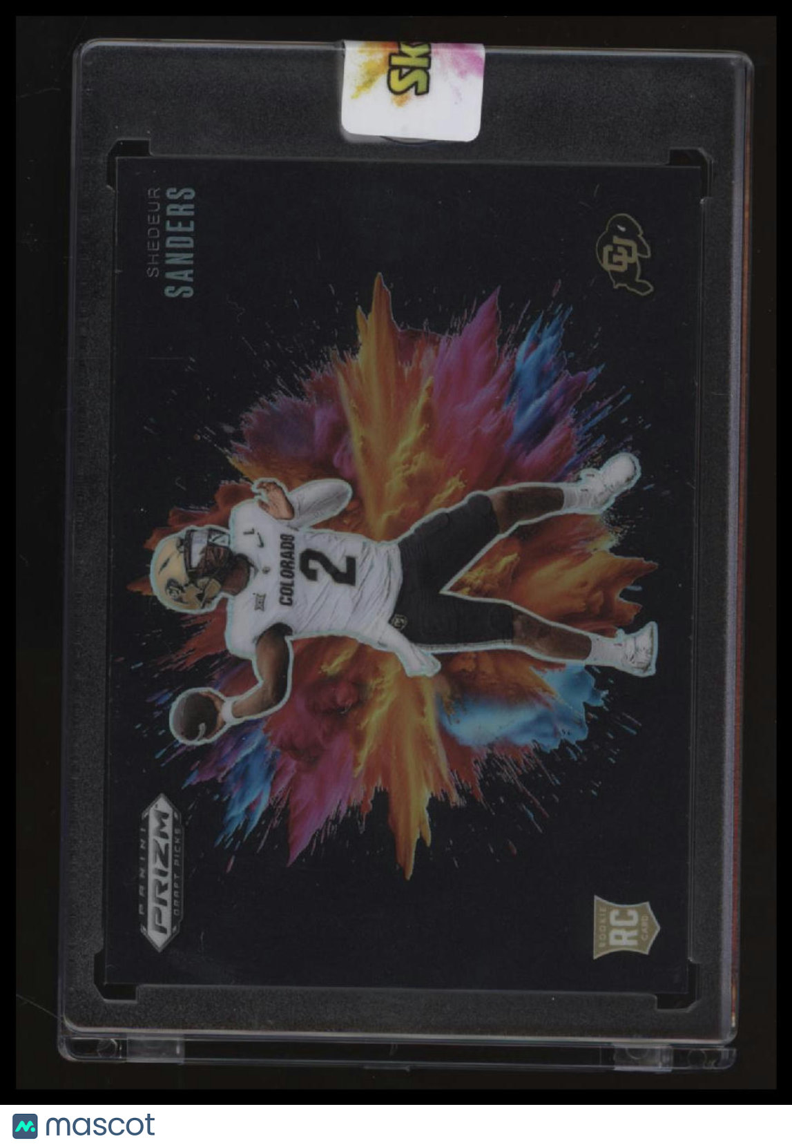 2025 Panini Prizm Draft Picks Shedeur Sanders Black Color Blast