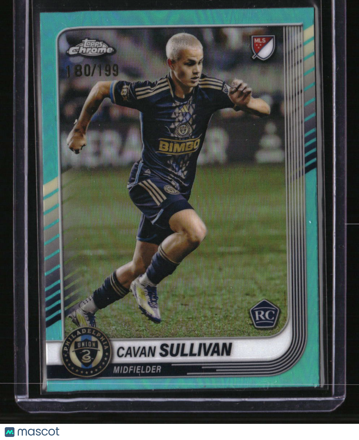 2025 Topps Chrome MLS Cavan Sullivan Aqua Refractor #/199