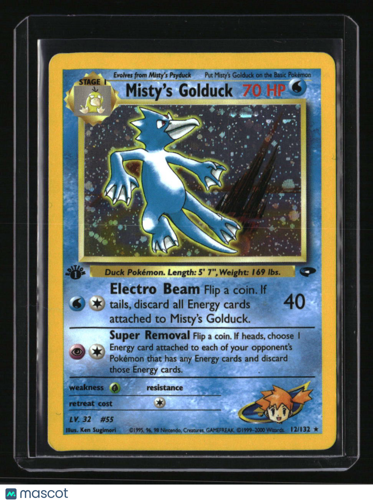 1st Edition Gym Challenge Misty's Golduck