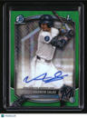 2025 Bowman Chrome Andrew Salas Prospect Autographs Green #/99