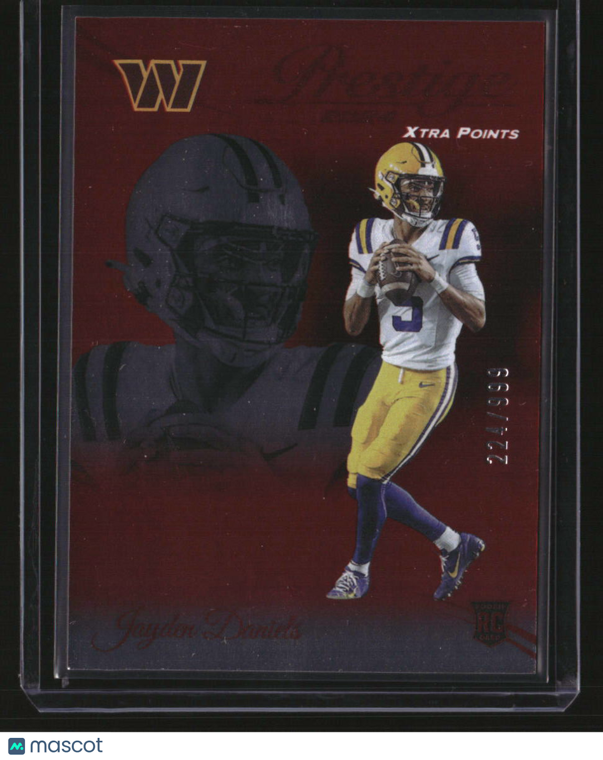 2024 Panini Prestige Jayden Daniels Red Xtra Points #/999