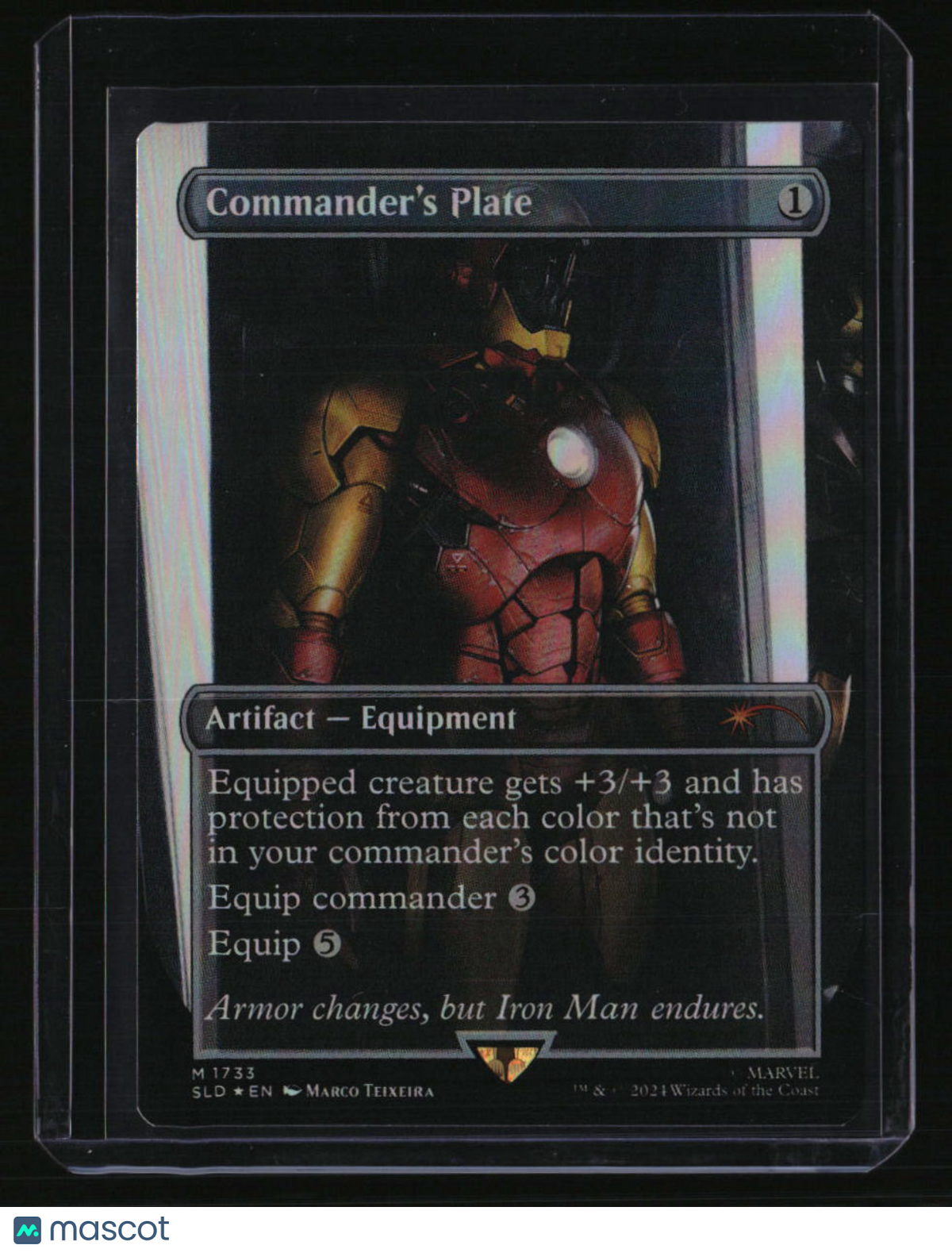 Secret Lair Drop Series Commander's Plate (1733) (Rainbow Foil)