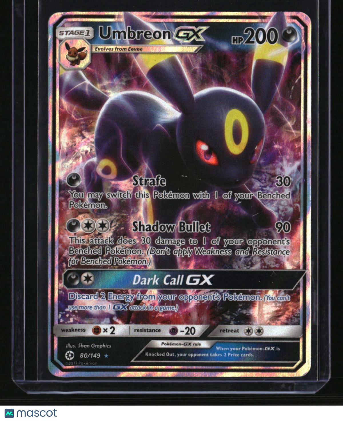 SM Base Set Umbreon GX