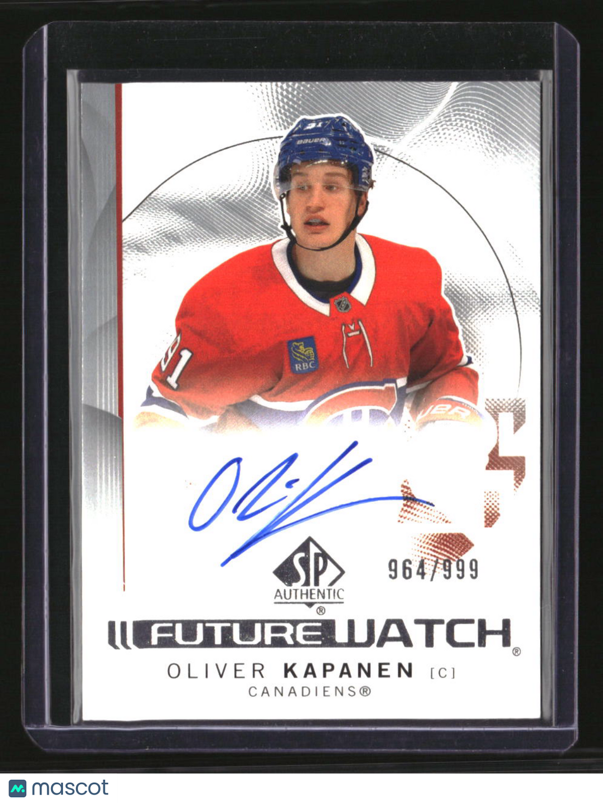 2024-25 SP Authentic Oliver Kapanen #/999