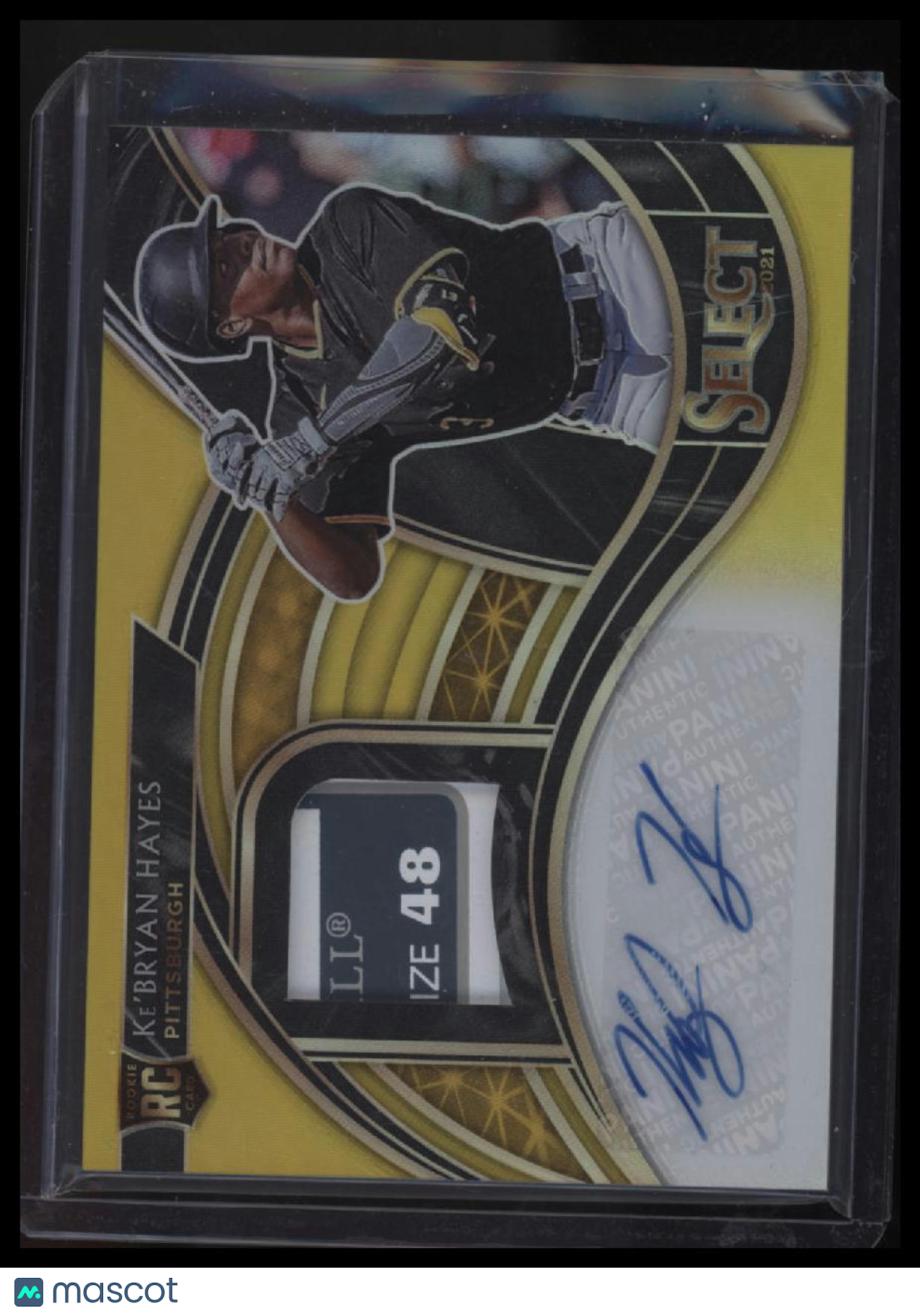 2021 Panini Select Ke&#39;Bryan Hayes Rookie Jersey Autographs Gold