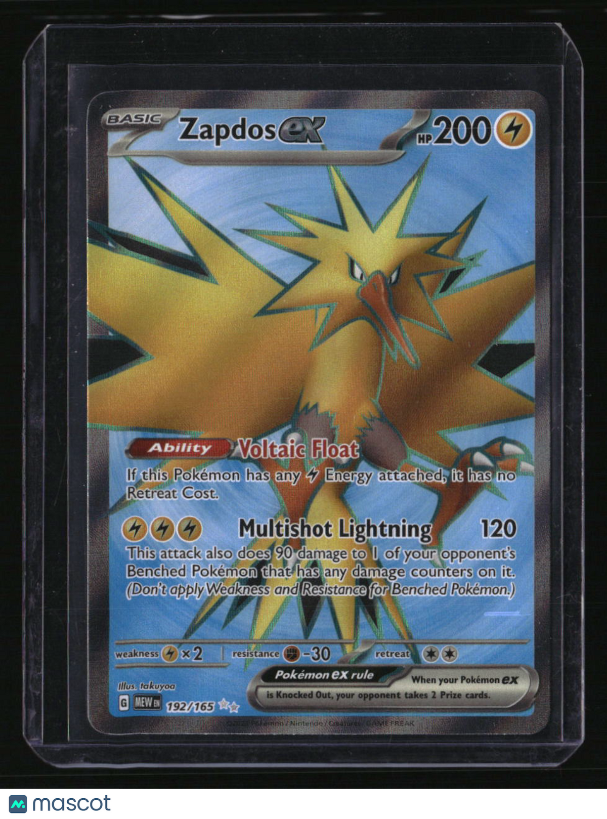 SV: Scarlet & Violet 151 Zapdos ex