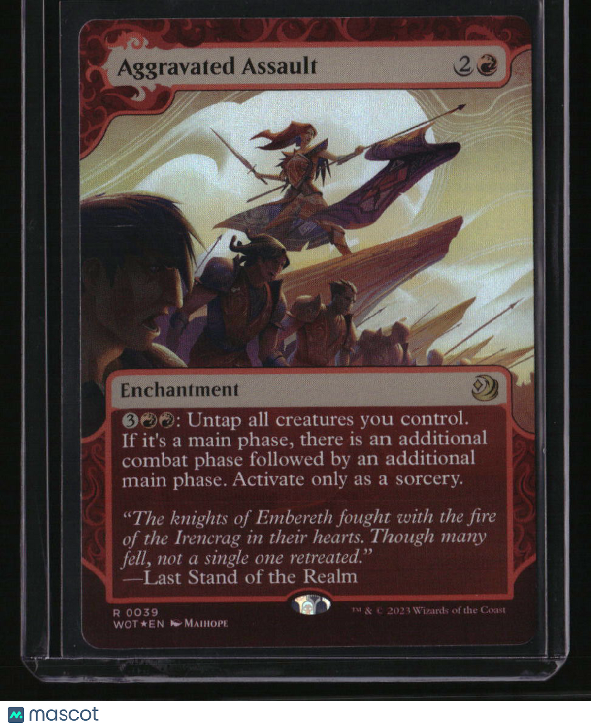 Wilds of Eldraine: Enchanting Tales Aggravated Assault Foil
