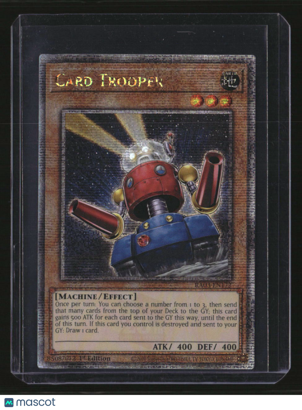 Quarter Century Bonanza Card Trooper (Quarter Century Secret Rare)