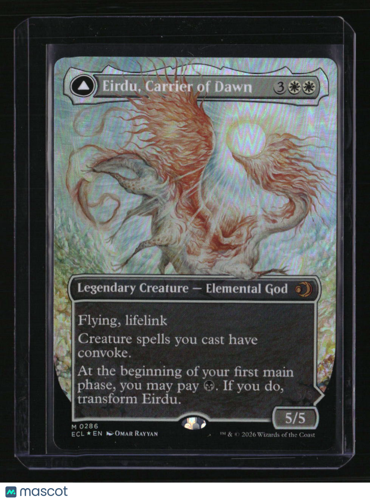 Lorwyn Eclipsed Eirdu, Carrier of Dawn (Borderless) Foil