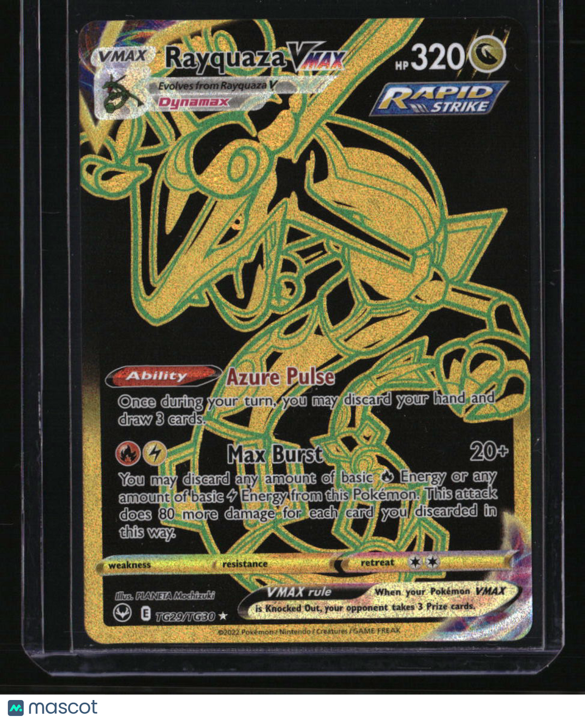 SWSH12: Silver Tempest Trainer Gallery Rayquaza VMAX (Secret)