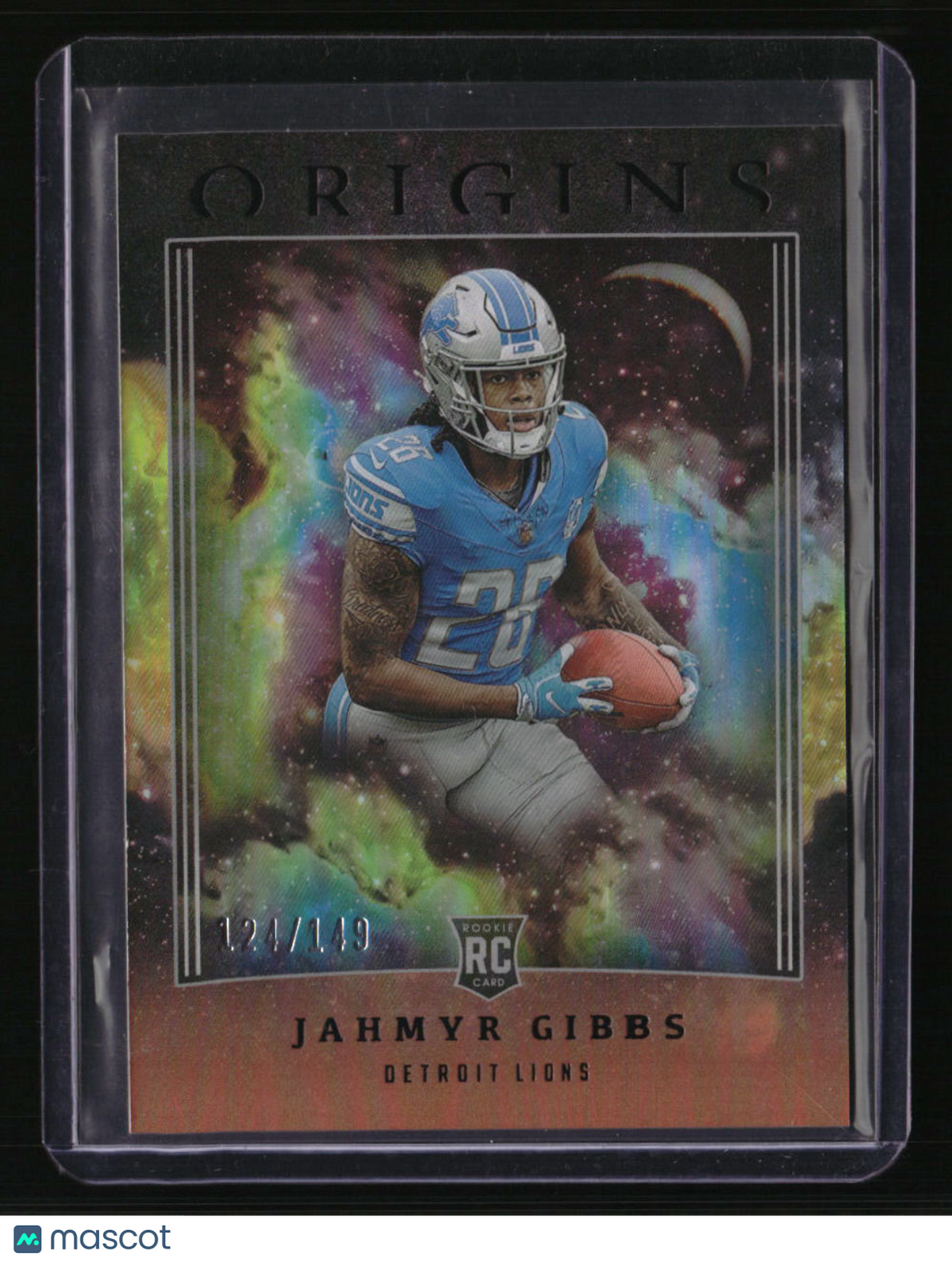 2023 Panini Origins Jahmyr Gibbs Holo Orange #/149