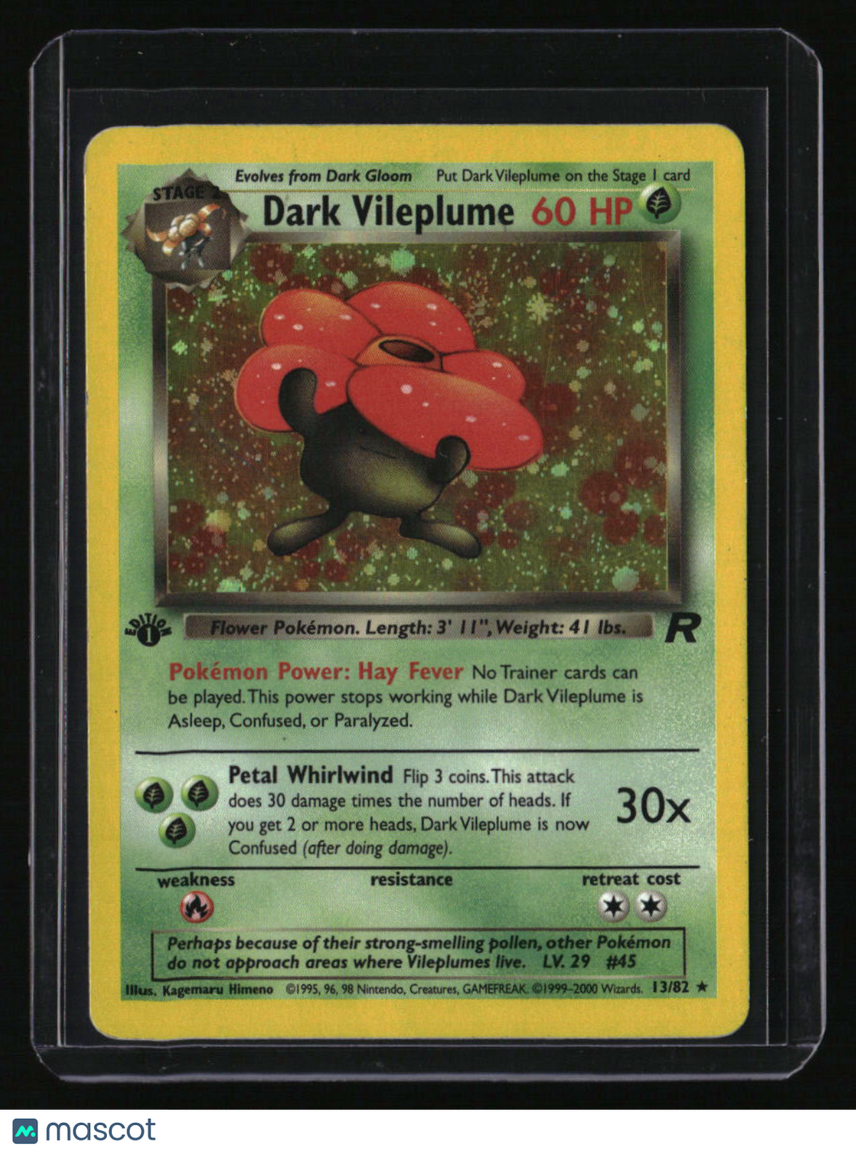 1st Edition Team Rocket Dark Vileplume (13)