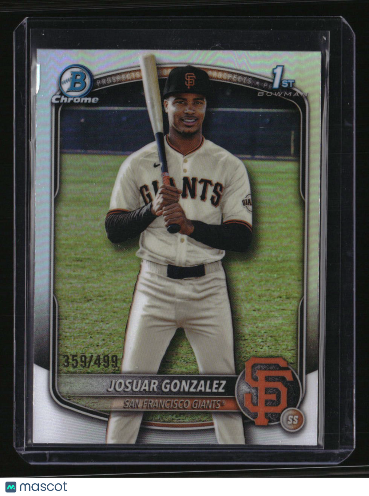 2025 Bowman Chrome Josuar Gonzalez Prospects Refractor #/499