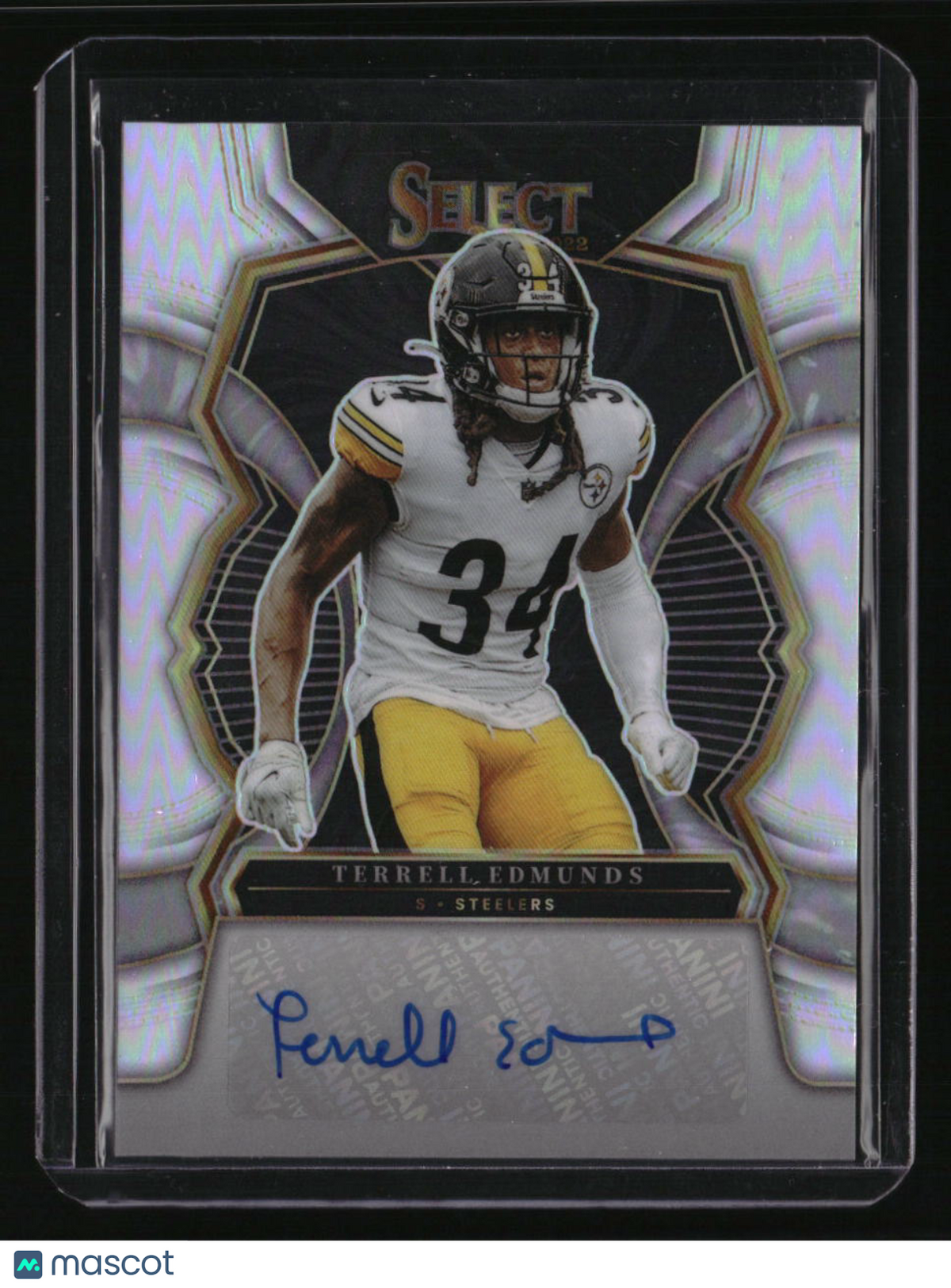2022 Panini Select Terrell Edmunds Signatures Prizm #/299