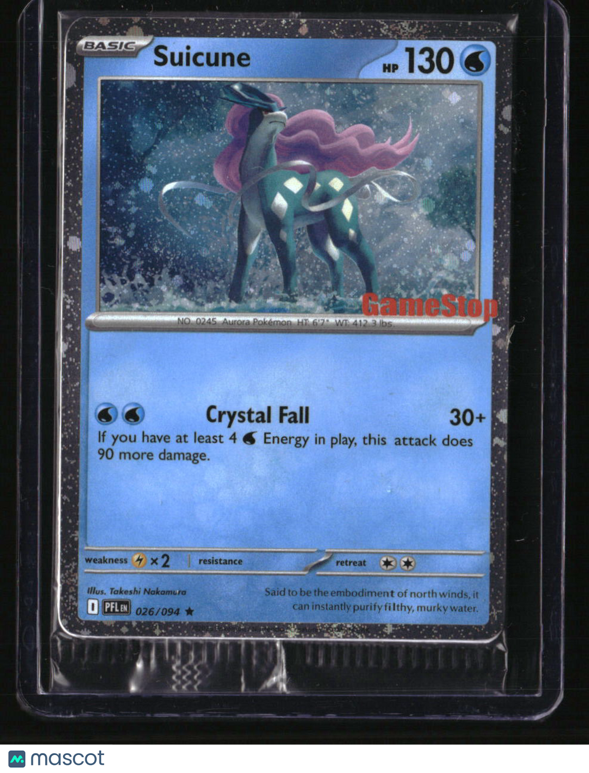 Miscellaneous Cards & Products Suicune (Cosmos Holo) (Gamestop Exclusive)