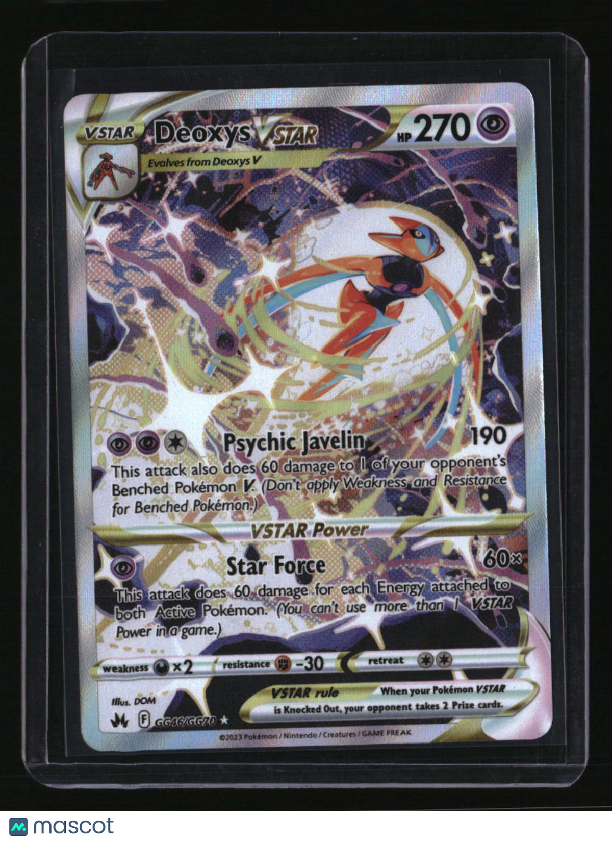 SWSH: Crown Zenith: Galarian Gallery Deoxys VSTAR