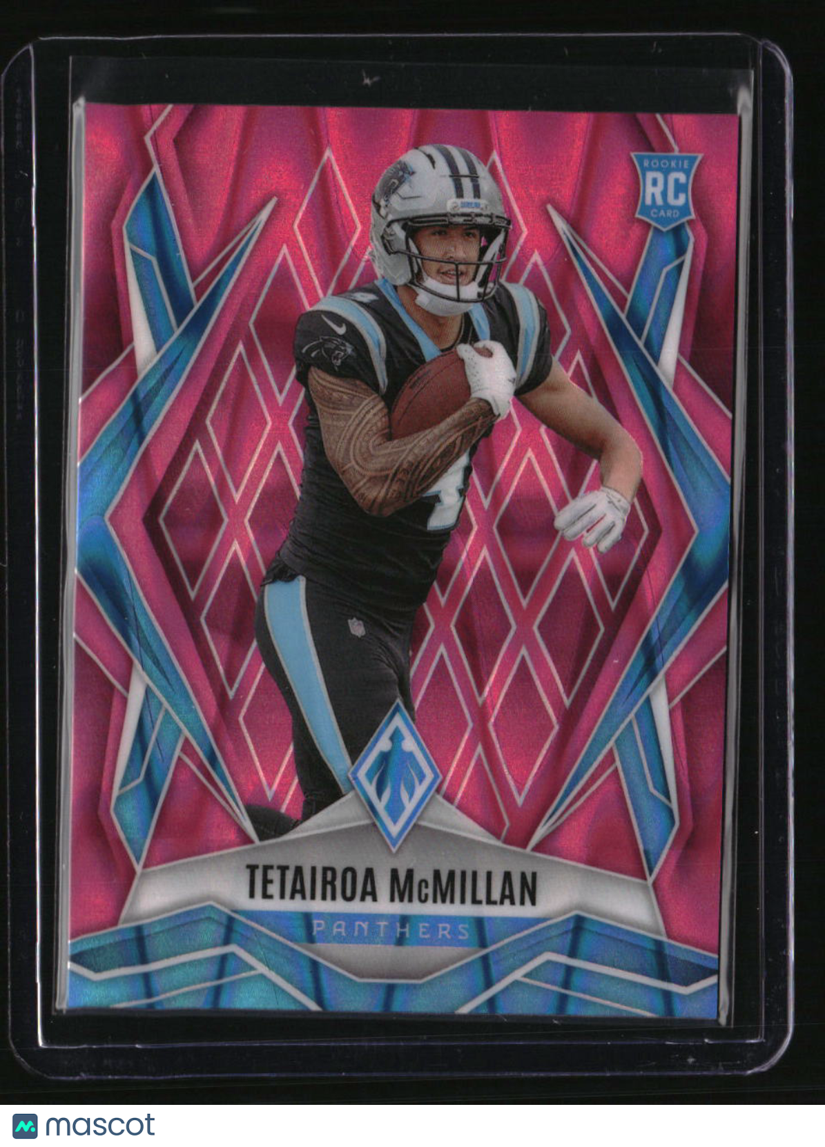 2025 Panini Phoenix Tetairoa McMillan Pink Seismic Prizm #/75