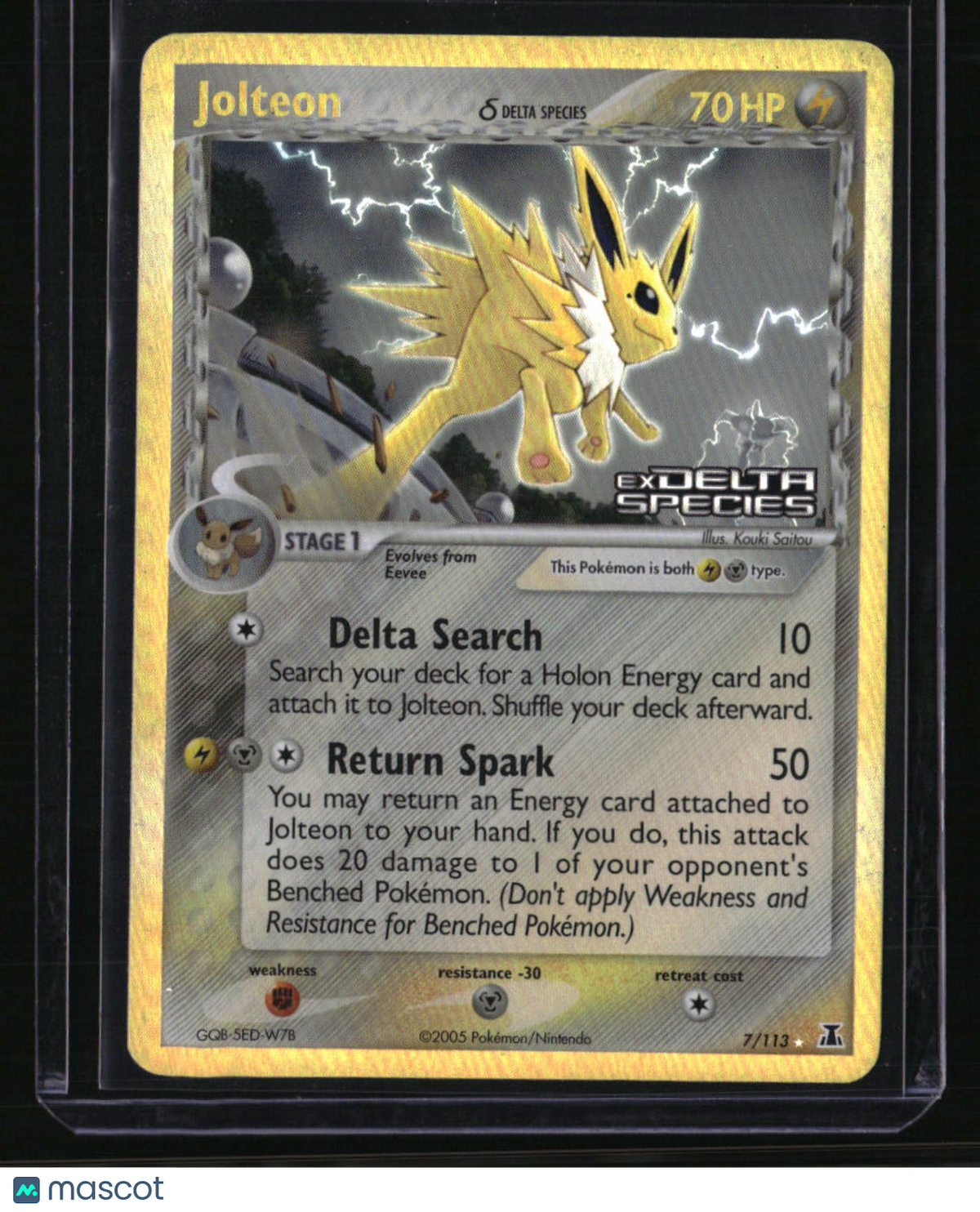 EX Delta Species Jolteon (Delta Species) Reverse Holo
