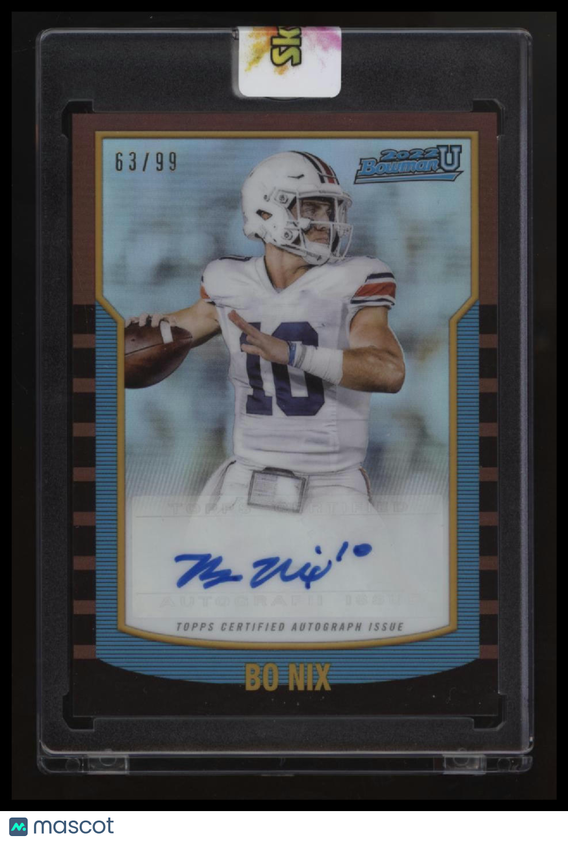 2021-22 Bowman University Bo NIx 2000 Bowman Autographs #/99