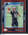 2024 Donruss Optic Drake Maye Red Hyper