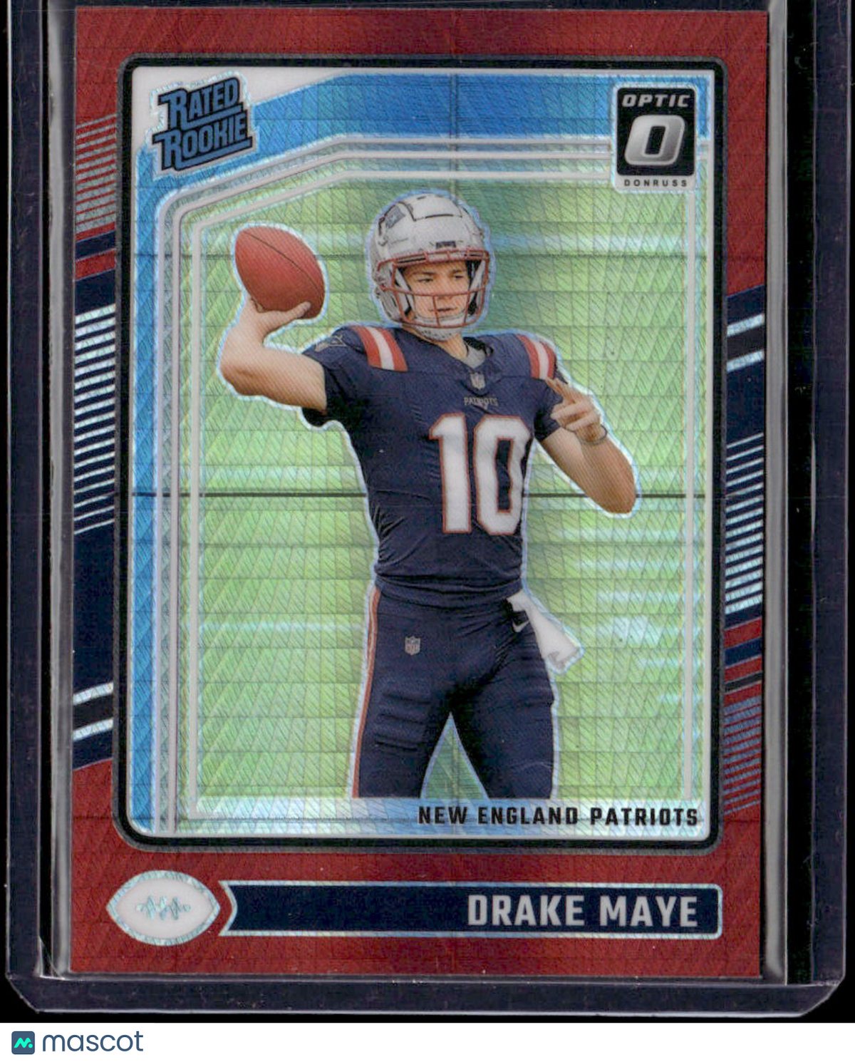 2024 Donruss Optic Drake Maye Red Hyper