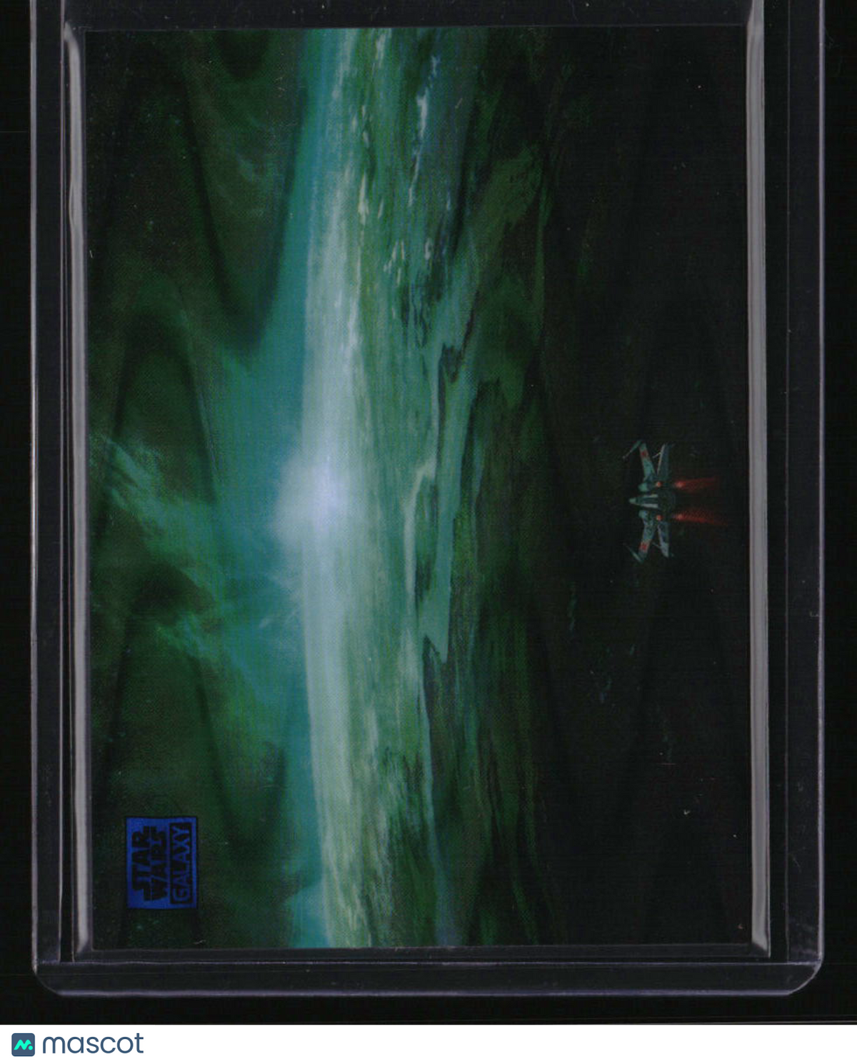 2025 Topps Chrome Star Wars Galaxy Dagobah Blue Ray Wave
