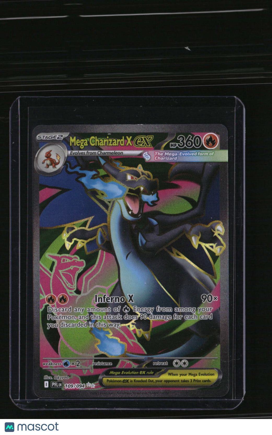 ME02: Phantasmal Flames Mega Charizard X ex
