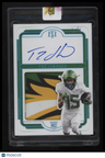 2025 Panini National Treasures Tez Johnson College Silhouettes Sig Team Logo #/1