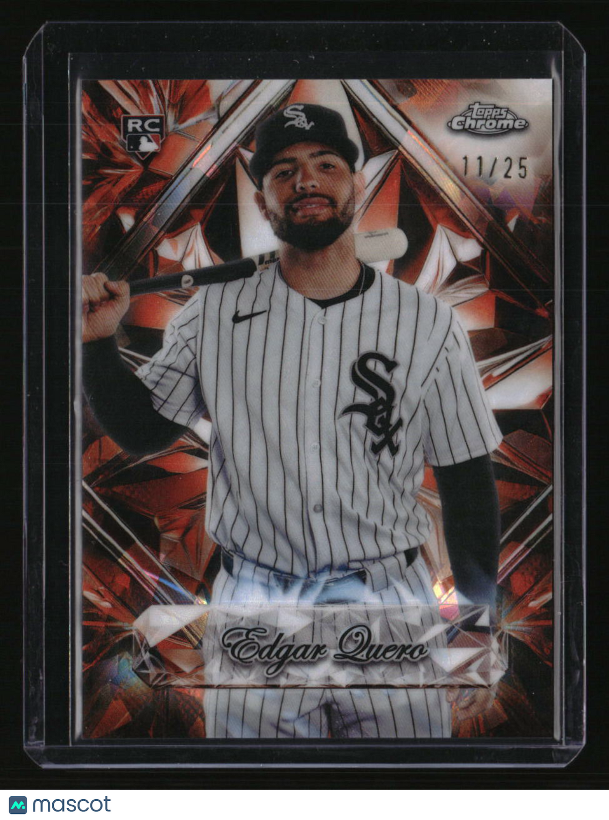 2025 Topps Chrome Update Sapphire Edgar Quero Sapphire Selections Orange #/25