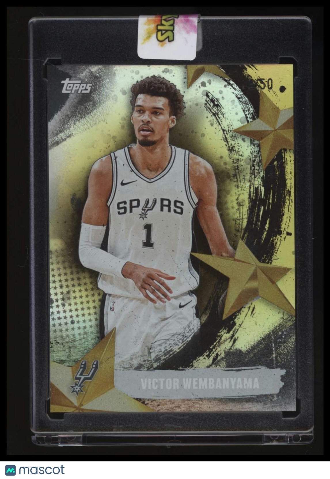 2025-26 Topps Victor Wembanyama Stars of the NBA Gold Rainbow #/50