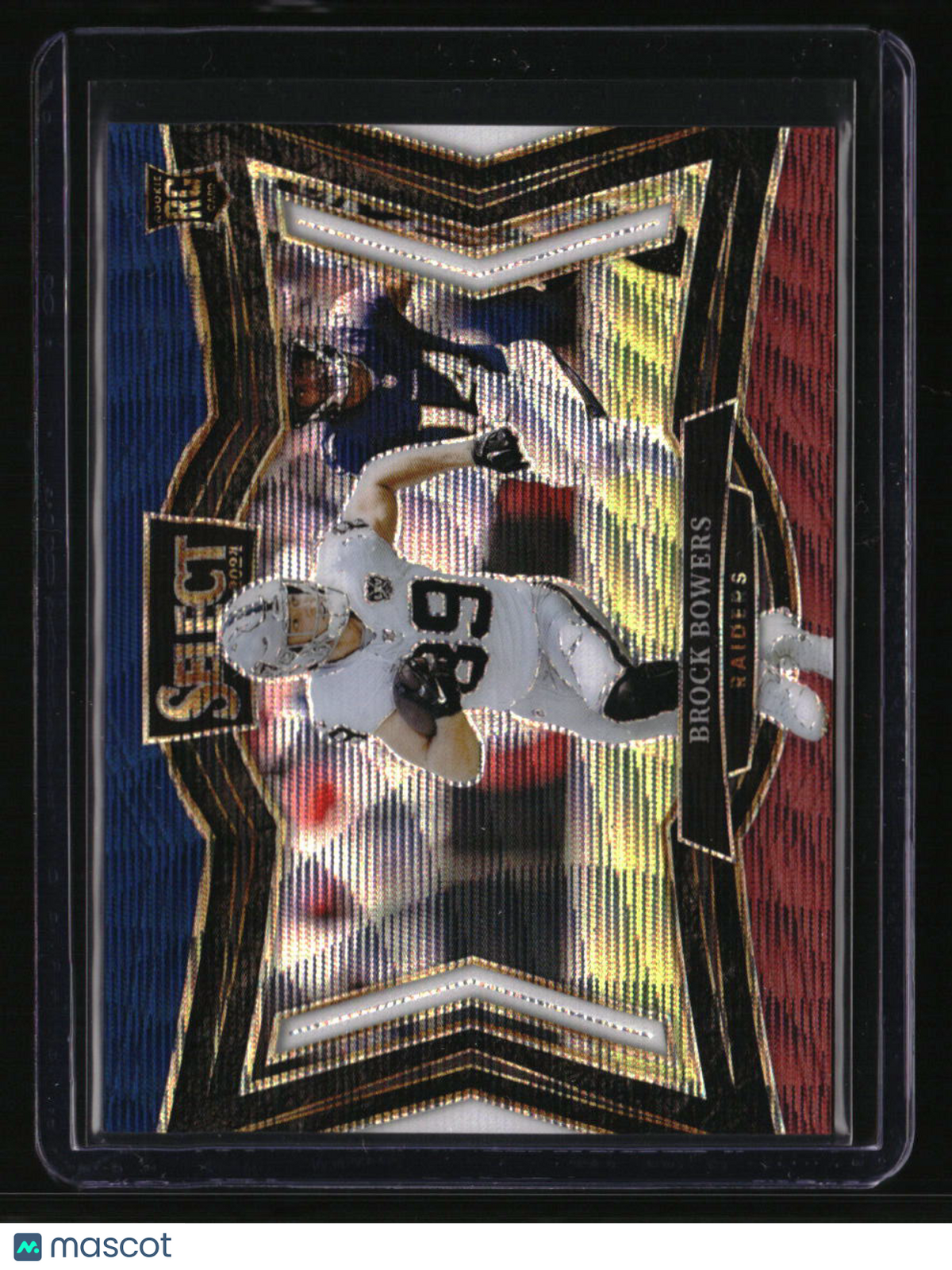 2024 Panini Select Brock Bowers Tri-Color Prizm #/99