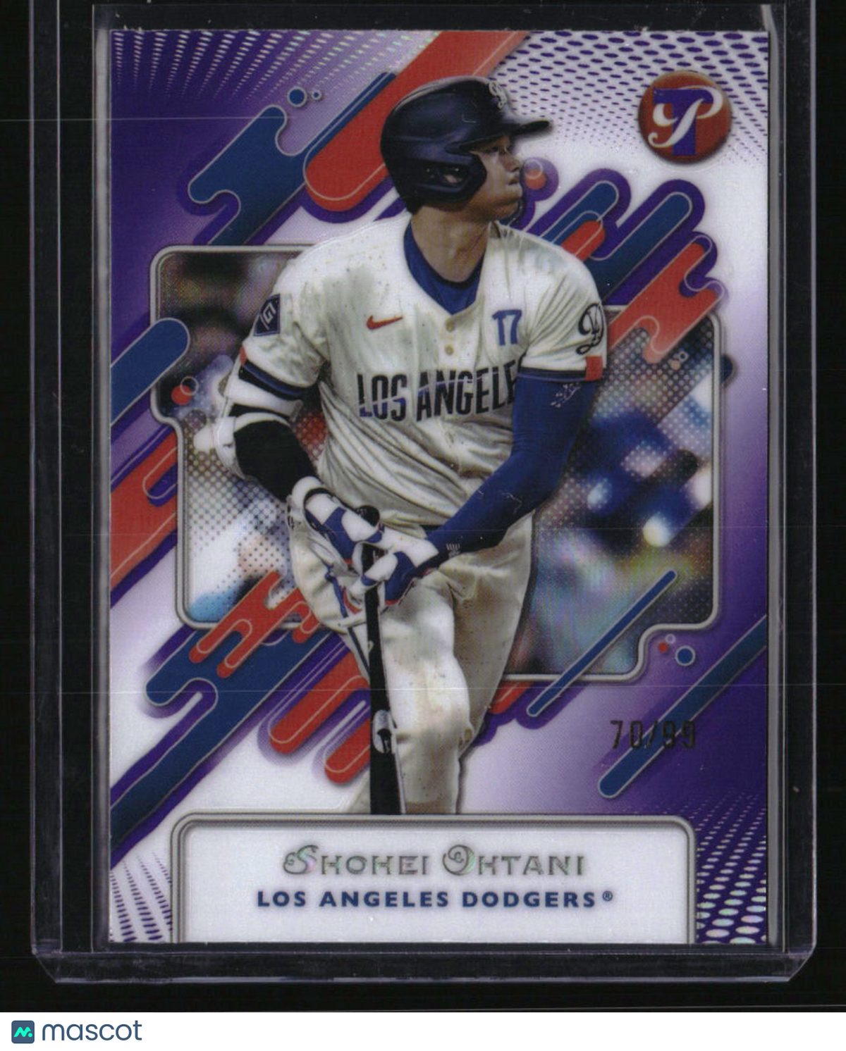 2025 Topps Pristine Shohei Ohtani Purple Refractors #/99