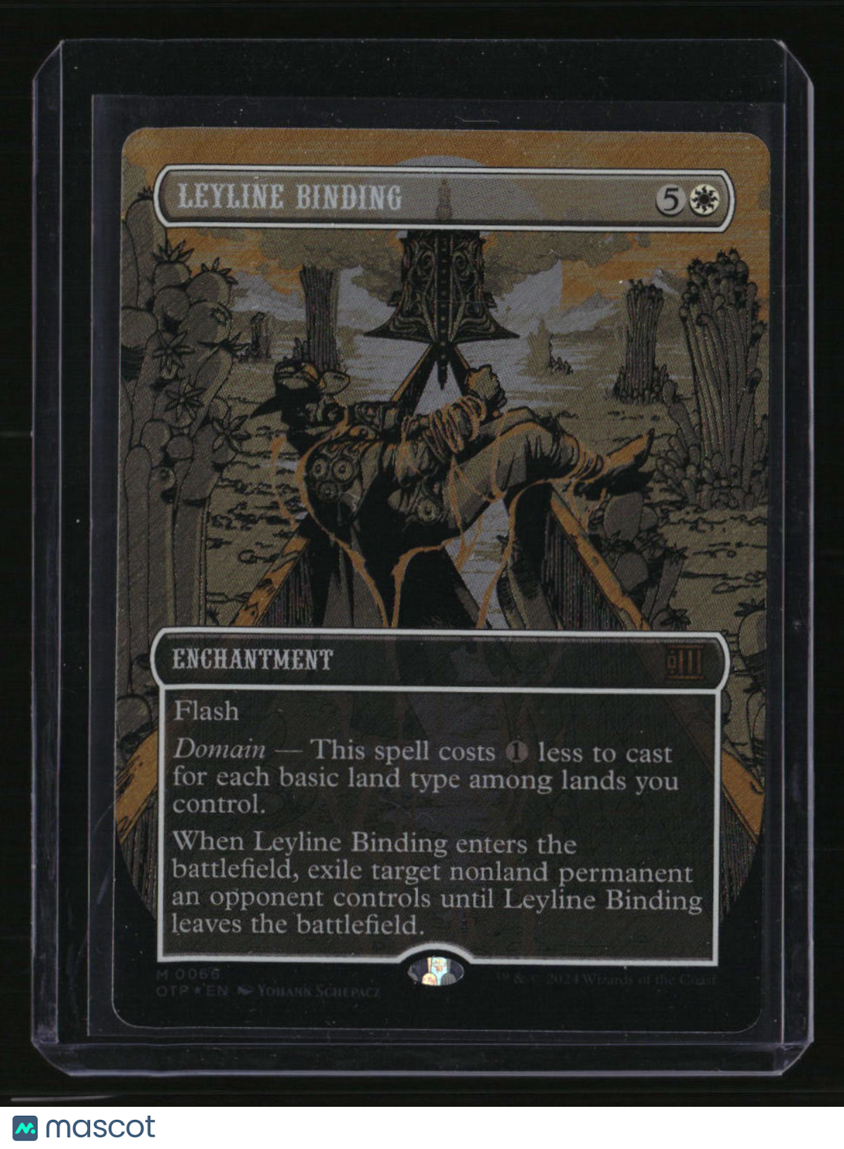 Outlaws of Thunder Junction: Breaking News Leyline Binding (Textured Foil)