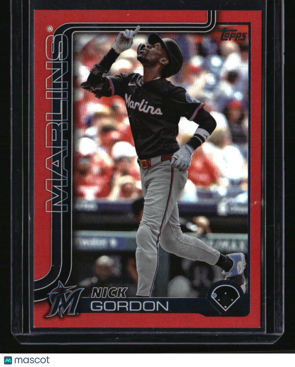 2025 Topps Nick Gordon Red Rainbow Foil #/5