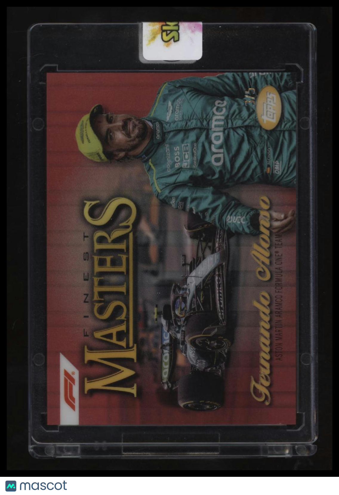 2024 Topps Finest Formula 1 Fernando Alonso Masters Red Refractor #/5